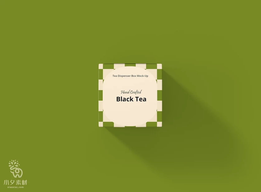 品牌茶叶包装纸盒泡茶杯纸盒VI展示效果智能贴图样机PSD设计素材【010】